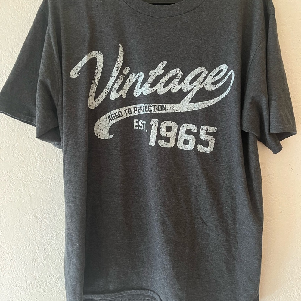 Vintage Aged To Perfection 1965 T Shirt size Large